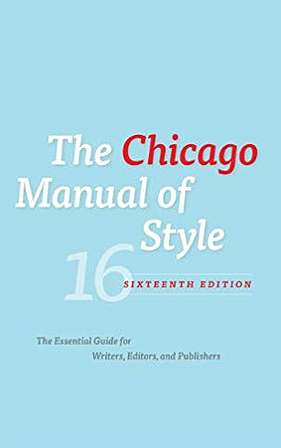 The Chicago Manual of Style